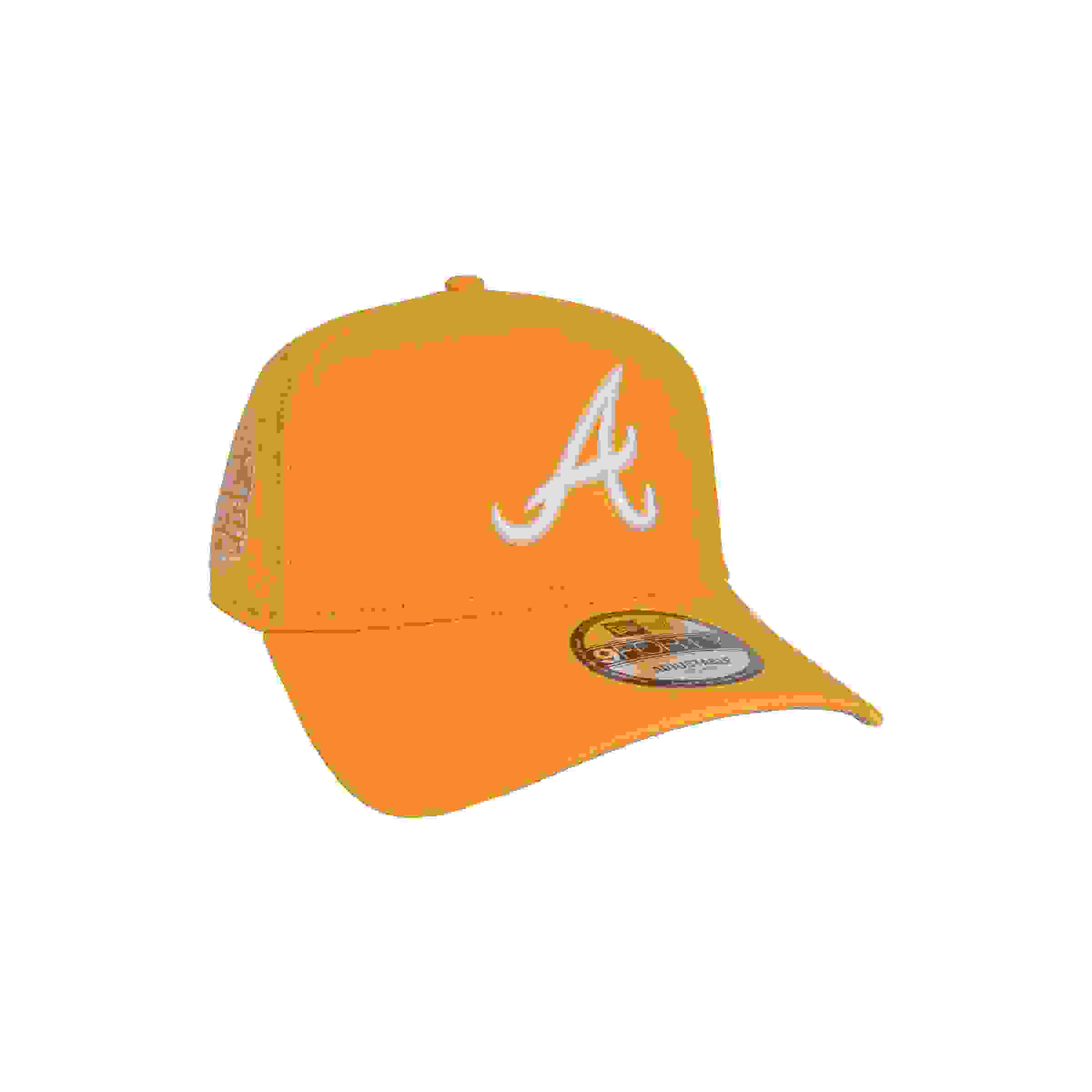 New Era Atlanta Braves 9FORTY A-Frame Color Pack Gold Snapback Hat